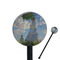Promenade Woman by Claude Monet 5.5" Round Plastic Stir Sticks - Black - Single Sided