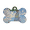Promenade Woman by Claude Monet Bone Shaped Dog ID Tag - Small