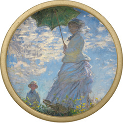 Promenade Woman by Claude Monet Cabinet Knob - Gold