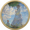 Promenade Woman by Claude Monet Cabinet Knob - Gold - Front