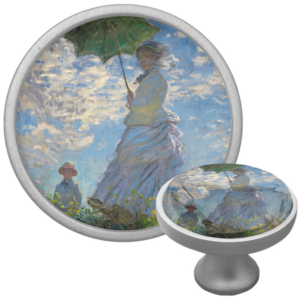 Custom Promenade Woman by Claude Monet Cabinet Knob (Silver)