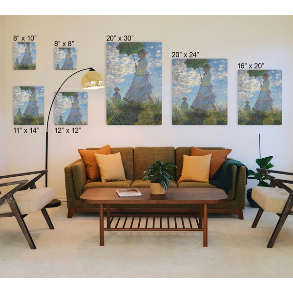 Promenade Woman by Claude Monet Canvas Prints - Multiple Sizes