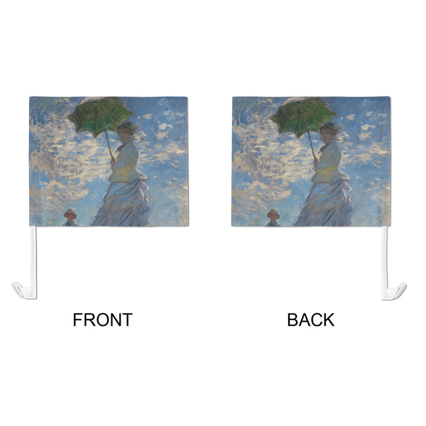 Promenade Woman by Claude Monet Car Flag - Large - APPROVAL