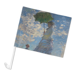 Promenade Woman by Claude Monet Car Flag - Large