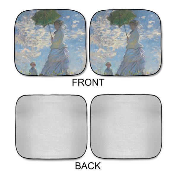 Promenade Woman by Claude Monet Car Sun Shades - APPROVAL