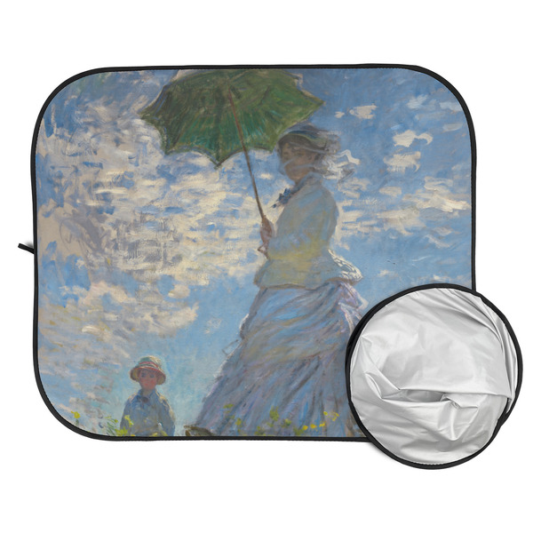 Promenade Woman by Claude Monet Car Sun Shades - FOLDED & UNFOLDED