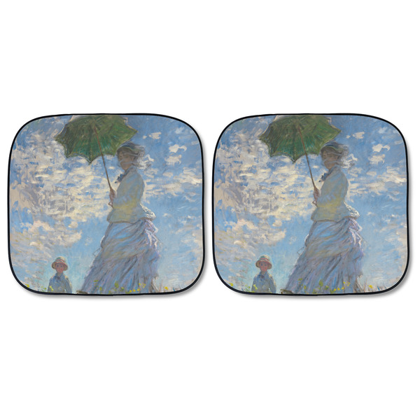 Promenade Woman by Claude Monet Car Sun Shades - FRONT