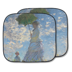 Promenade Woman by Claude Monet Car Sun Shade - Two Piece