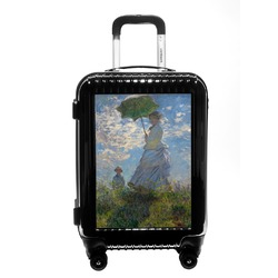 Promenade Woman by Claude Monet Carry On Hard Shell Suitcase