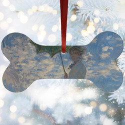 Promenade Woman by Claude Monet Ceramic Dog Ornament