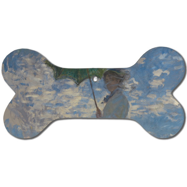 Promenade Woman by Claude Monet Ceramic Flat Ornament - Bone Front