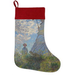 Promenade Woman by Claude Monet Holiday Stocking
