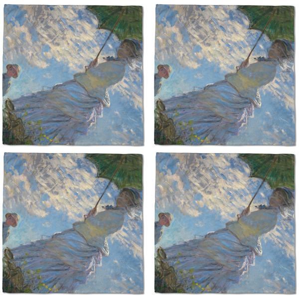 Promenade Woman by Claude Monet Cloth Napkins - Personalized Dinner (APPROVAL) Set of 4