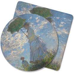Promenade Woman by Claude Monet Rubber Backed Coaster
