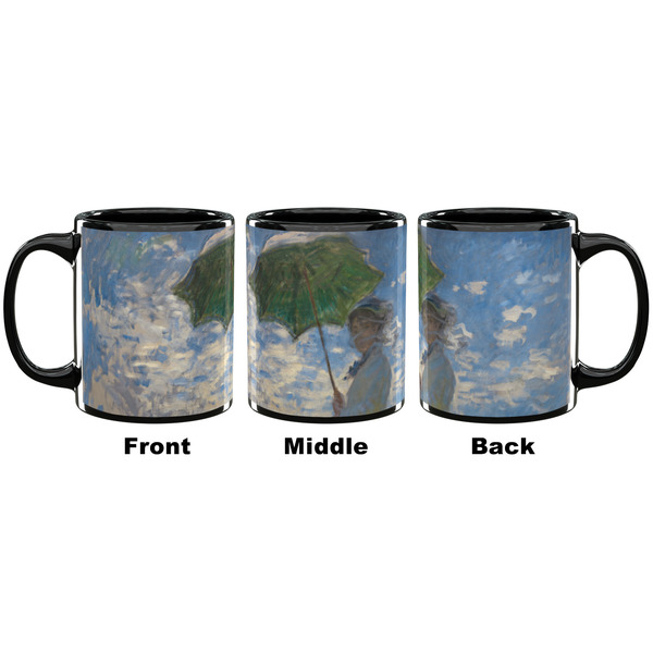 Promenade Woman by Claude Monet Coffee Mug - 11 oz - Black APPROVAL