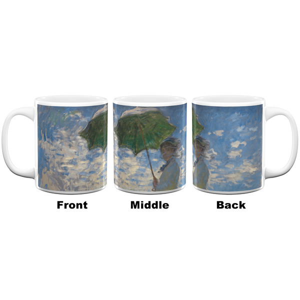 Promenade Woman by Claude Monet Coffee Mug - 11 oz - White APPROVAL