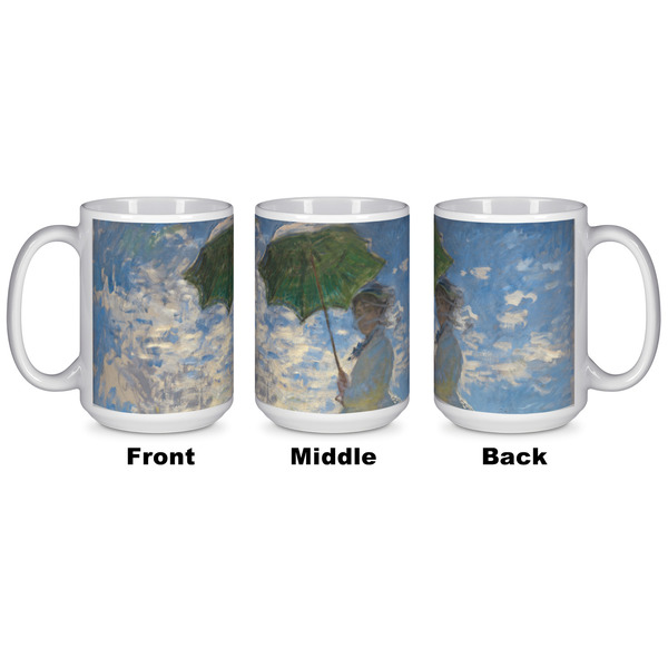 Promenade Woman by Claude Monet Coffee Mug - 15 oz - White APPROVAL