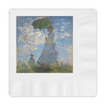 Promenade Woman by Claude Monet Embossed Decorative Napkins