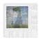 Promenade Woman by Claude Monet Embossed Decorative Napkin - Front View