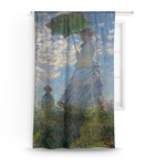 Promenade Woman by Claude Monet Curtain