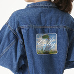 Promenade Woman by Claude Monet Twill Iron On Patch - Custom Shape - X-Large