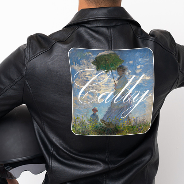 Promenade Woman by Claude Monet Custom Shape Iron On Patches - XXXL - APPROVAL