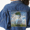 Promenade Woman by Claude Monet Twill Iron On Patch - Custom Shape - 3XL