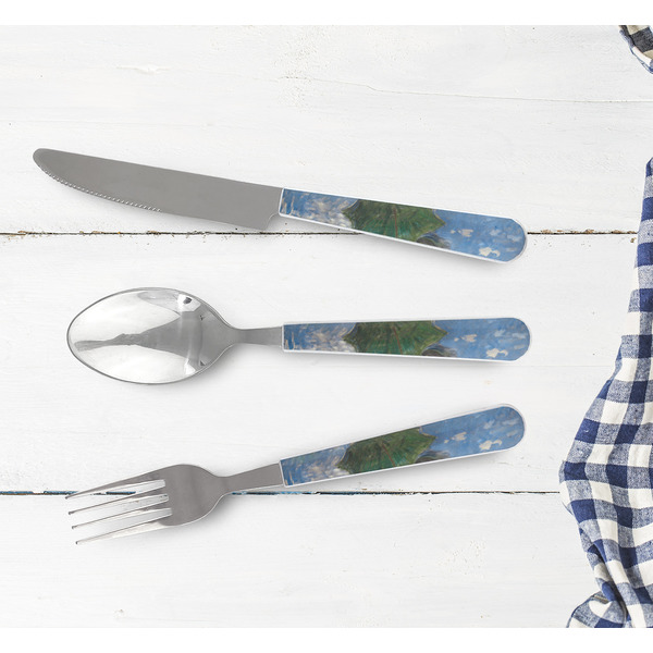 Promenade Woman by Claude Monet Cutlery Set - w/ PLATE