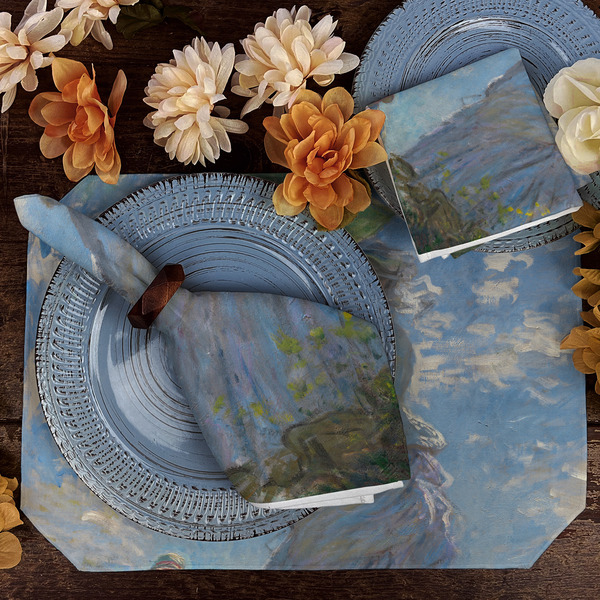 Promenade Woman by Claude Monet Dining Set