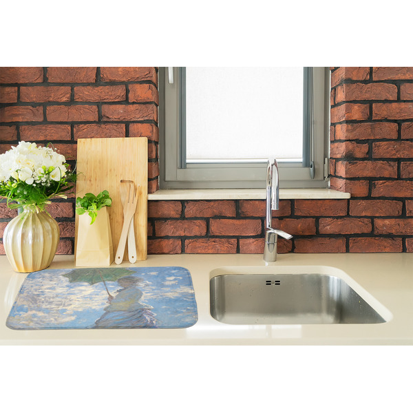 Promenade Woman by Claude Monet Dish Drying Mat - LIFESTYLE 2