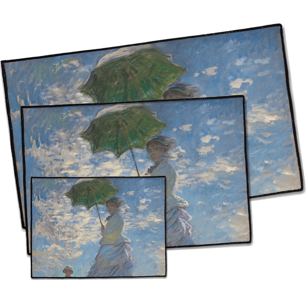 Promenade Woman by Claude Monet Door Mats - PARENT MAIN
