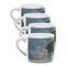 Promenade Woman by Claude Monet Double Shot Espresso Mugs - Set of 4 Front