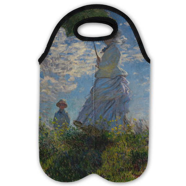 Promenade Woman by Claude Monet Double Wine Tote - Flat (new)