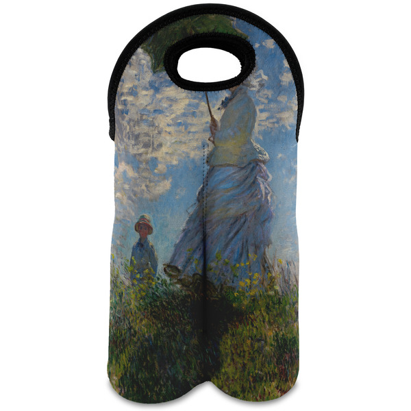 Custom Promenade Woman by Claude Monet Wine Tote Bag (2 Bottles)