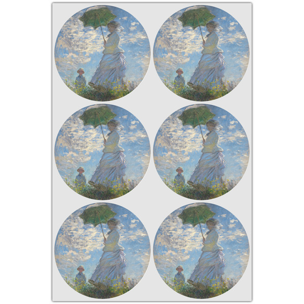Promenade Woman by Claude Monet Drink Topper - Large - Set of 6