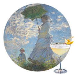 Promenade Woman by Claude Monet Printed Drink Topper - 3.5"