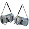 Promenade Woman by Claude Monet Duffle bag large front and back sides
