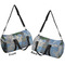 Promenade Woman by Claude Monet Duffle bag small front and back sides
