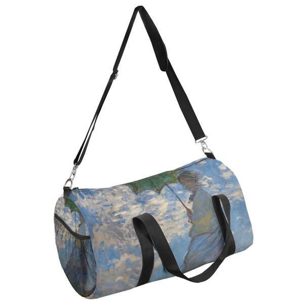 Custom Promenade Woman by Claude Monet Duffel Bag - Small