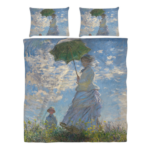 Promenade Woman by Claude Monet Duvet cover Set - Queen - Alt Approval