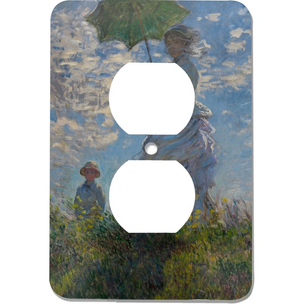 Custom Promenade Woman by Claude Monet Electric Outlet Plate
