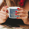 Promenade Woman by Claude Monet Espresso Cup - 6oz (Double Shot) LIFESTYLE (Woman hands cropped)