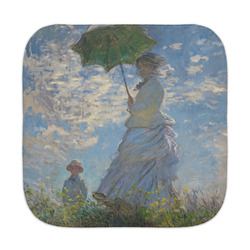Promenade Woman by Claude Monet Face Towel