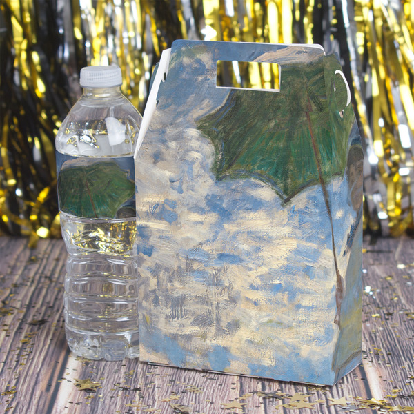 Promenade Woman by Claude Monet Gable Favor Box - In Context