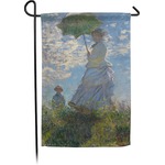 Promenade Woman by Claude Monet Small Garden Flag - Double Sided