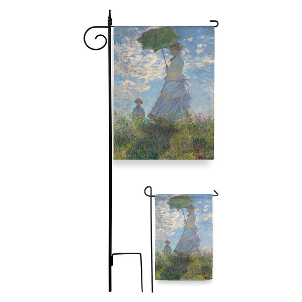 Promenade Woman by Claude Monet Garden Flag - PARENT/MAIN