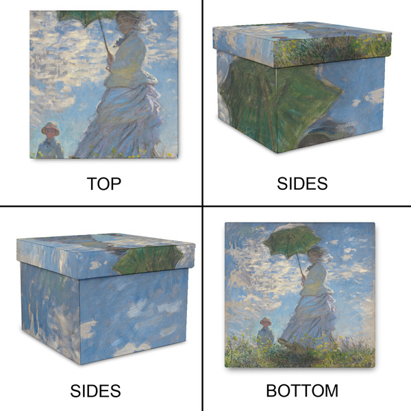 Promenade Woman by Claude Monet Gift Boxes with Lid - Canvas Wrapped - Large - Approval