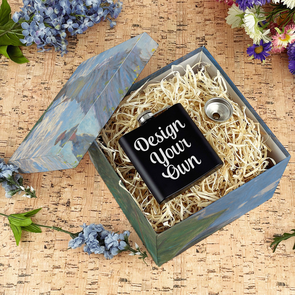 Promenade Woman by Claude Monet Gift Boxes with Lid - Canvas Wrapped - Large - In Context