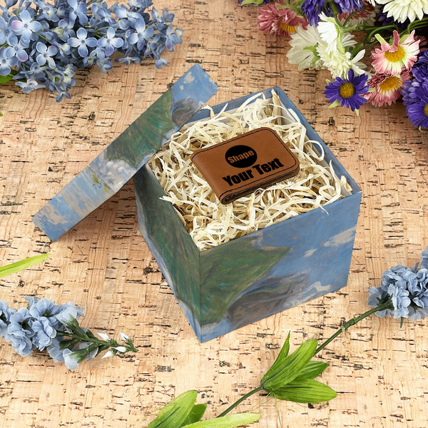 Promenade Woman by Claude Monet Gift Boxes with Lid - Canvas Wrapped - Small - In Context