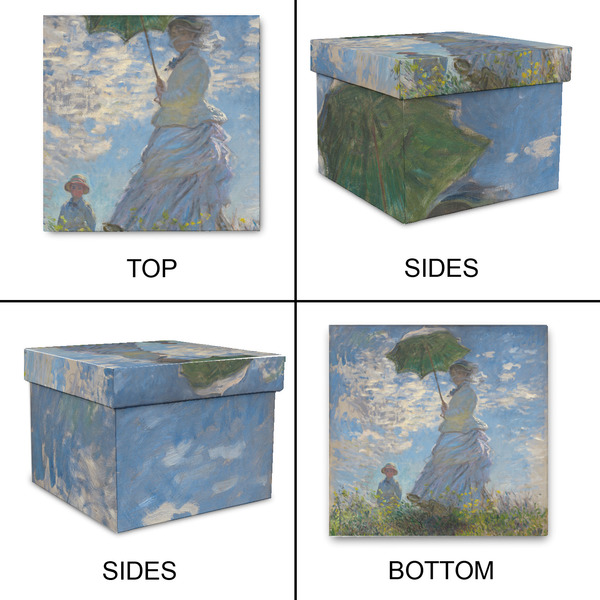 Promenade Woman by Claude Monet Gift Boxes with Lid - Canvas Wrapped - X-Large - Approval